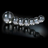 Luksusowy szklany masażer No.66 Transparent Icicles 