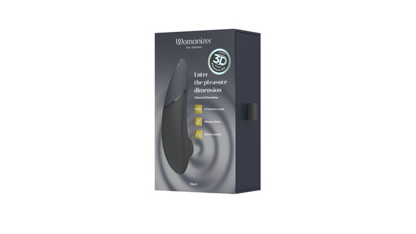 Stymulator łechtaczki Womanizer Next Black