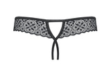 Shibu open black thong S/M Obsessive