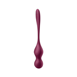 Satisfyer wibrujące kulki Love Birds Vary Connect App wine red