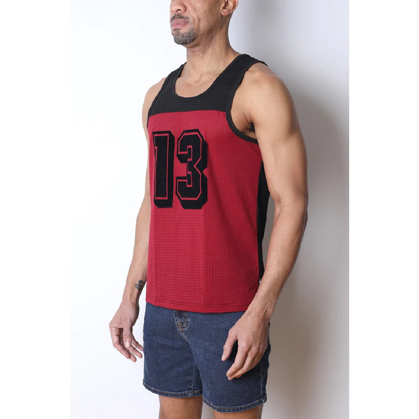 Starter Mesh Tank Top Red Wine XXL CellBlock13