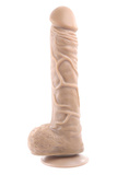 GENDER X 10 INCH 25 CM FLEXSKIN POSEABLE TRUE FEEL DILDO LIGHT