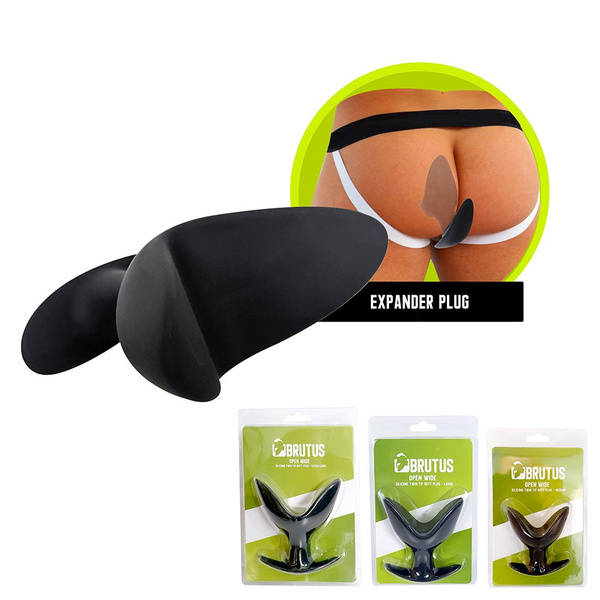 Анальний тунель Chalice Silicone Tunnel Plug Black XL Brutus