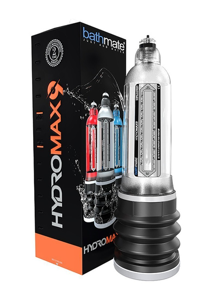 Водяна помпа для збільшення пеніса Hydromax9 Crystal Clear Bathmate
