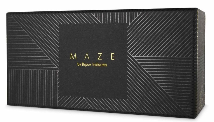 Wąskie kajdanki na ręce Bijoux Indiscrets Maze Thin Cuffs Black