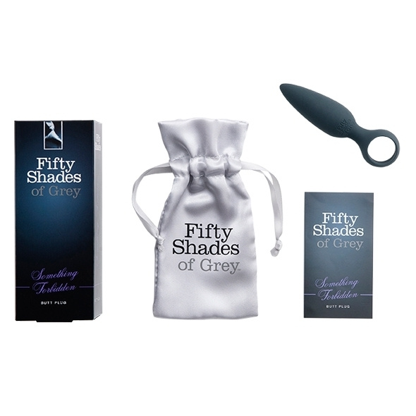 Анальна пробка Something Forbidden Silicone Butt Plug під знаком Fifty Shades of Grey