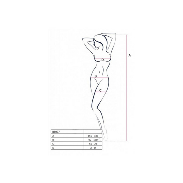 Bodystocking BS077 Black Passion