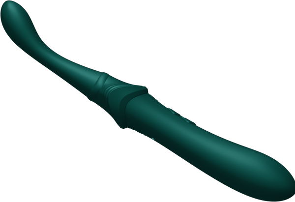 Багатофункціональний Вібратор Bess 2 Турquoise Green Zalo