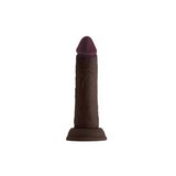 Silikonowe Dildo Model J 6.5 Inch Dong Mahogany Shaft