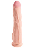 Realistyczne dildo z przyssawką King Cock Triple Density with Balls 12 Inch