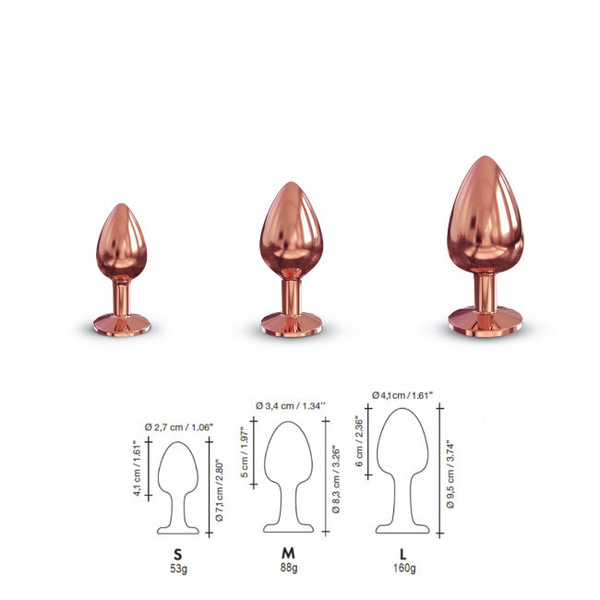 Diamond Plug Rose Gold M Dorcel
