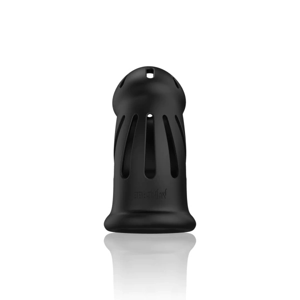 ManCage Model 27 Ultra Soft Silicone Chastity Cage Black