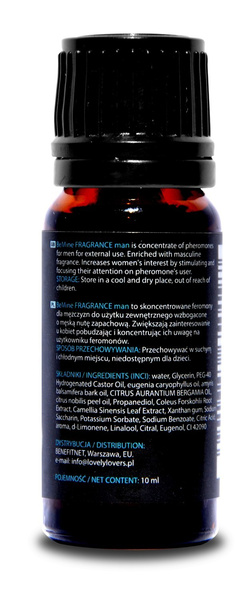 Парфуми З Феромонами Чоловічими Bemine Fragnance For Man 10 Ml Lovely Lovers
