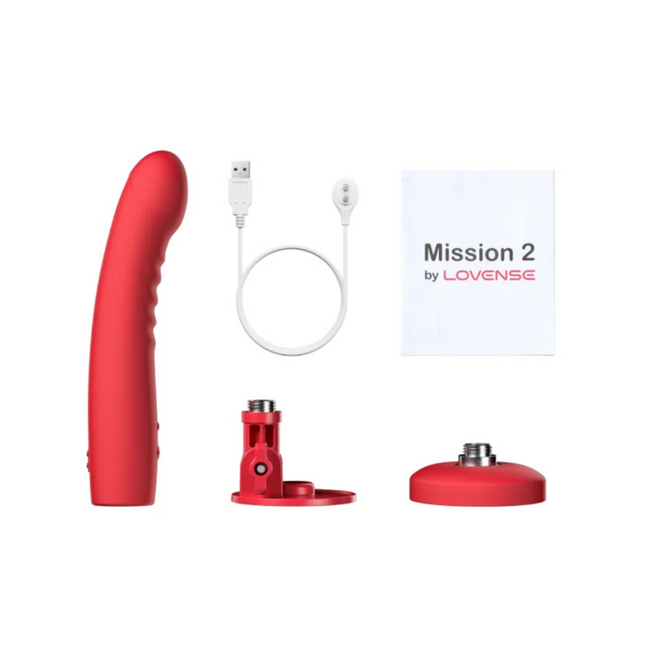 Lovense wibrujące dildo Mission 2