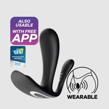 Satisfyer Top Secret+ Connect App Black