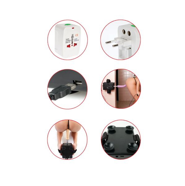 Sex maszyna z akcesoriami Fetish Fantasy Portable Sex Machine