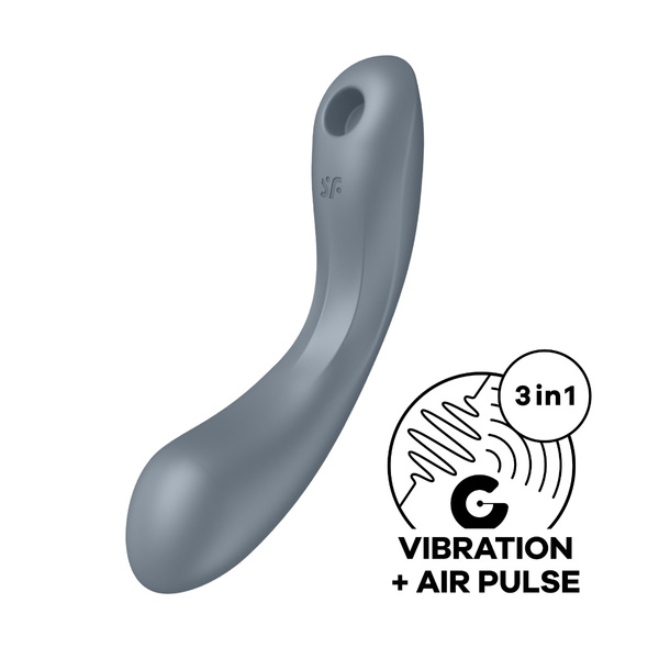Wibrator Do Punktu G Curvy Trinity 1 Bluegrey Satisfyer