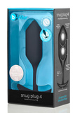 Анальний пробка Snug Plug 4 Black b-Vibe