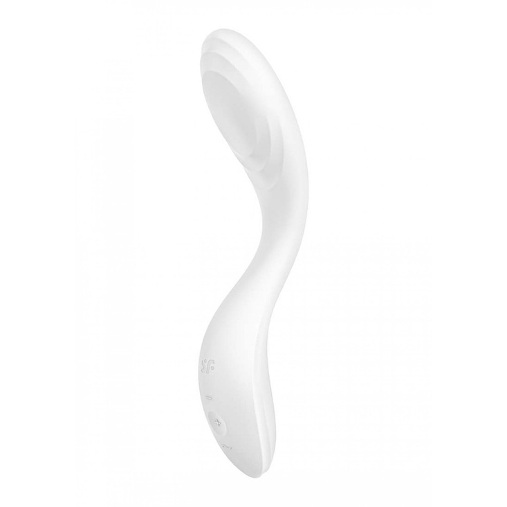 Wibrator z poruszającą się w góce kulką Satisfyer Rrrolling Pleasure White