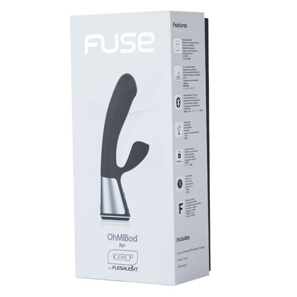 Вібратор-кролик Ohmibod Fuse For Kiiroo Black KIIROO
