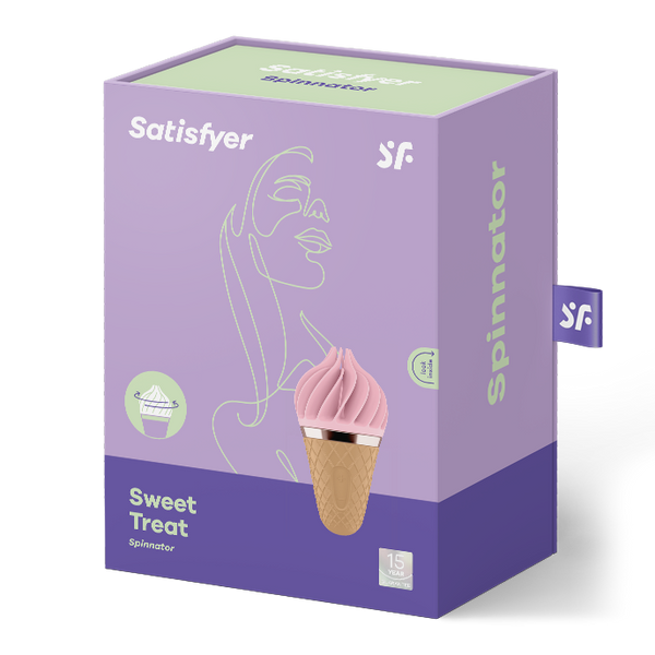 Стимулятор клітора Sweet Treat Spinnator Pink Satisfyer