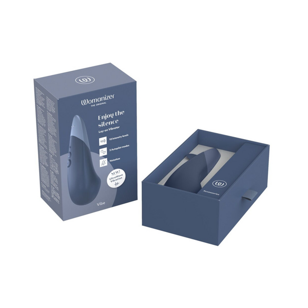 Stymulator Łechtaczki Vibe Dark Blue Womanizer