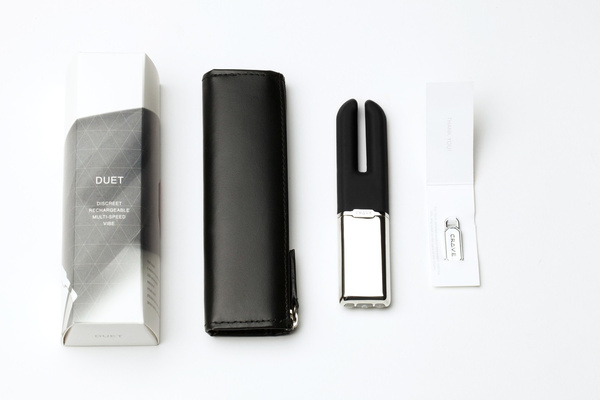 Duet Double Vibrator Black Crave