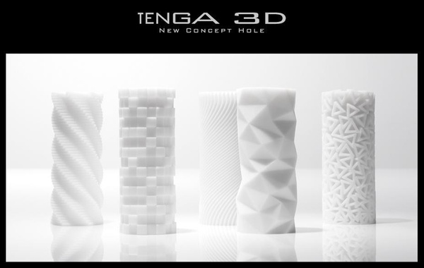 Мастурбатор 3D Pile Tenga