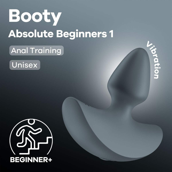 Wibrujący korek analny Booty Absolute Beginners 1 Satisfyer