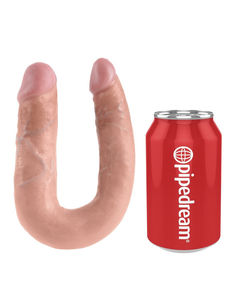 Podwójne Dilda Cieliste 35Cm U-Shaped Medium Double Trouble King Cock