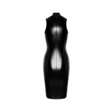Dress F337 Commandant Midi Dress S Noir Handmade