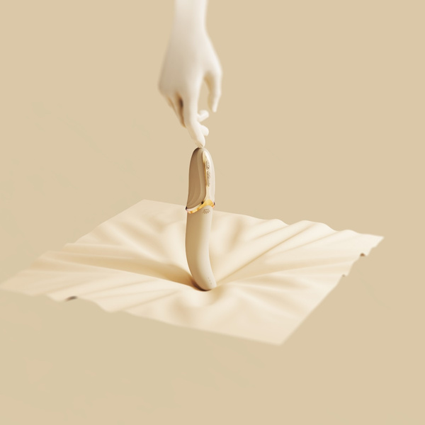 Оральний вібратор Eva Ivory White Zalo