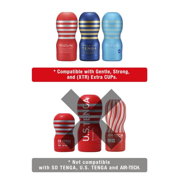 Zestaw masturbatorów Cup Vibrator Set Tenga