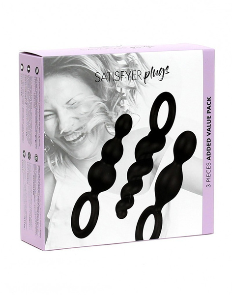 Zestaw Korków Analnych Booty Call Black Satisfyer