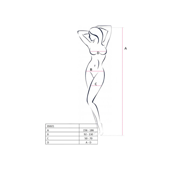 Bodystocking BS021 Black Passion