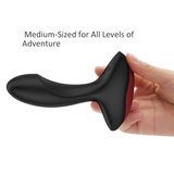 Prostate massager with Solstice Magic Motion app