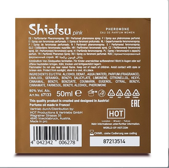 Феромони для жінок Pheromon Fragrance Woman Pink 50ml Shiatsu