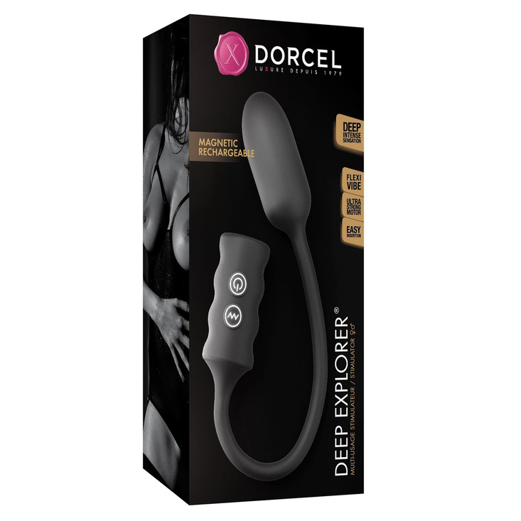 Wibrujące jajeczko Dorcel Deep Explorer Black