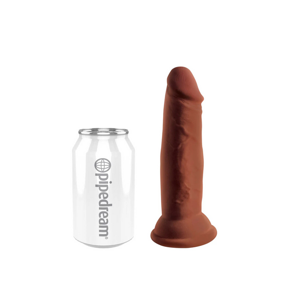 Dildo Plus 15cm King Cock Triple Density Cock Brown