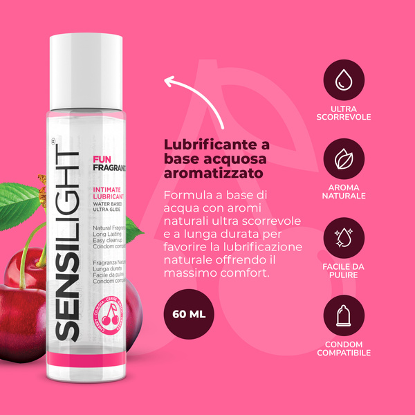 Водяний лубрикант Sensilight Cherry 60 Ml IntimateLine