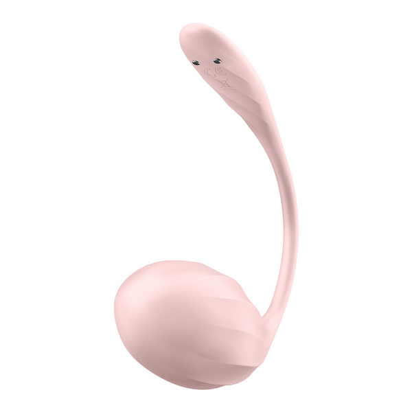Wibrujące Jajeczko Ribbed Petal Connect App Rose Satisfyer