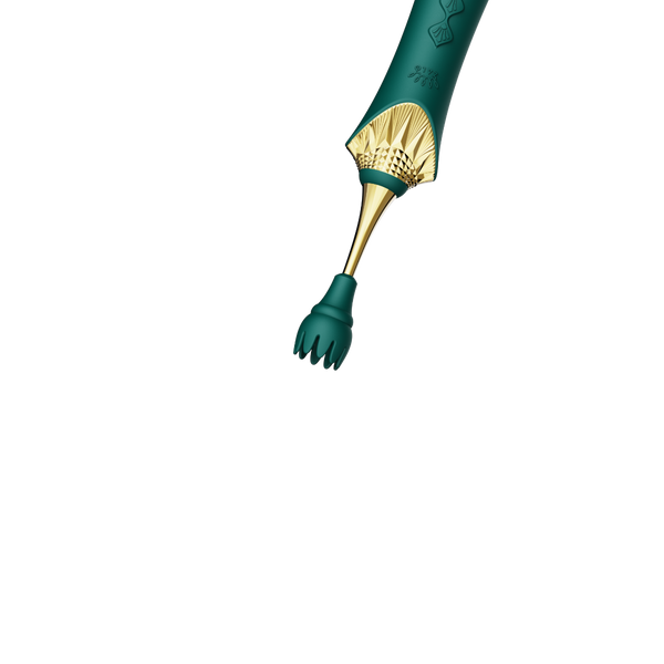 Багатофункціональний Вібратор Bess 2 Турquoise Green Zalo