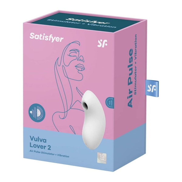 Satisfyer Vulva Lover 2 Clitoral Stimulator White