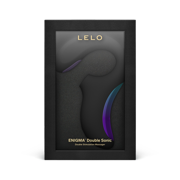 Подвійний вібратор Sonic Enigma Double Sonic Stormy Black Lelo