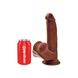 Dildo 20 cm King Cock Triple Density Cock With Swinging Balls 
