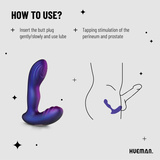 Hueman prostate massager Tapping Butt Plug