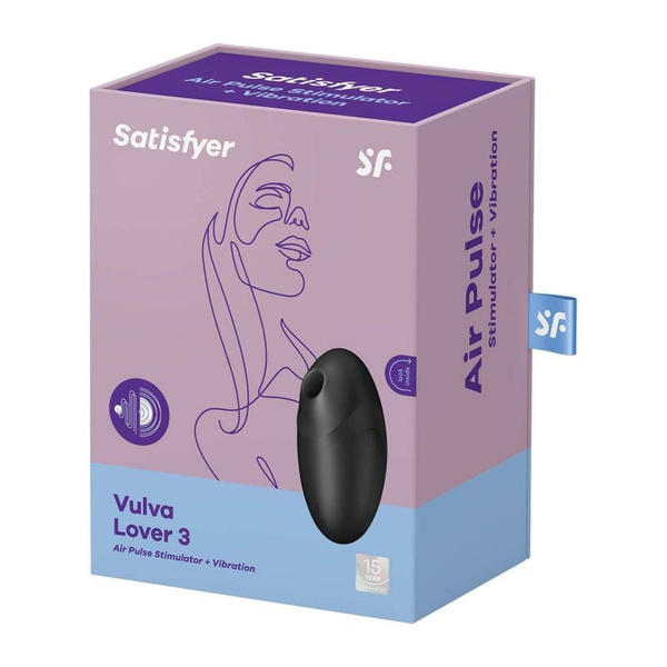 Стимулятор клітора Vulva Lover 3 black Satisfyer