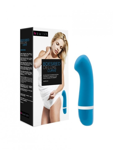 Bdesired Deluxe Curve Wibrator Niebieski B Swish
