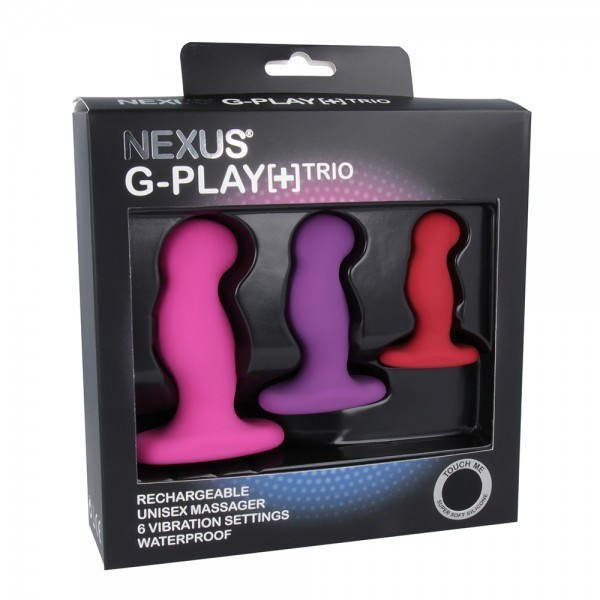 Zestaw Trzech Wibrujących Masażerów G-Play Trio+ Nexus