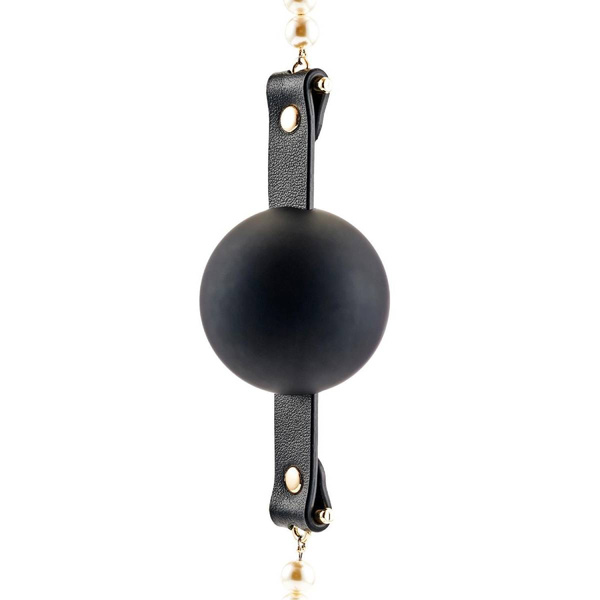 Затискач BDSM Majestic Pearl Mouthgag Guilty Pleasure